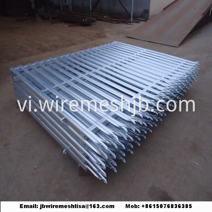 Powder Coated And Galvanized Palisade Fence Panels